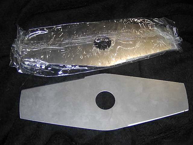 2 Pack 2-Edge Brush Cutter Replacement Blades 25.4mm (1") Arbor Steel Grass Weed Brush Knife New