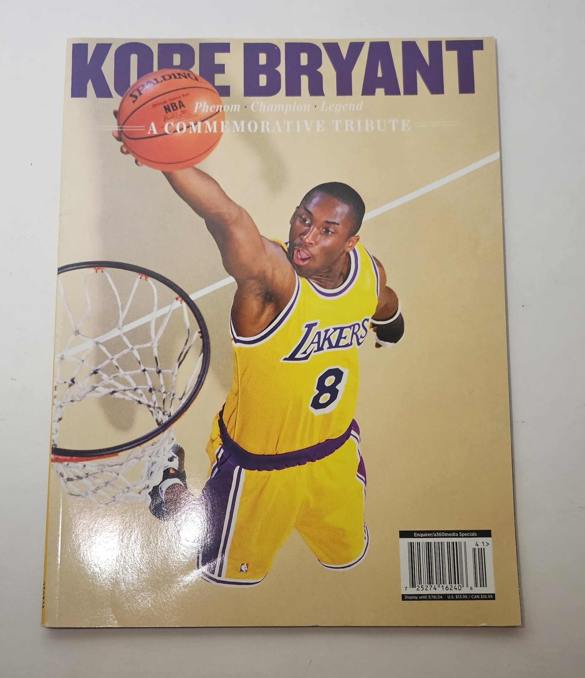 2023 Kobe Bryant A Commemorative Tribute A360 Media Illustrated Sports Time