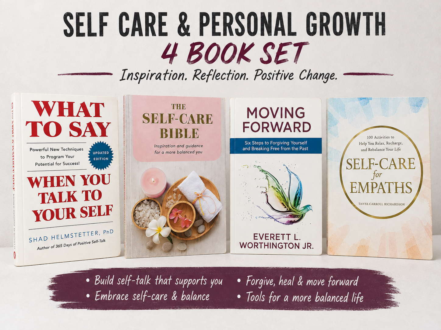 Self-Care & Personal Growth 4-Book Bundle