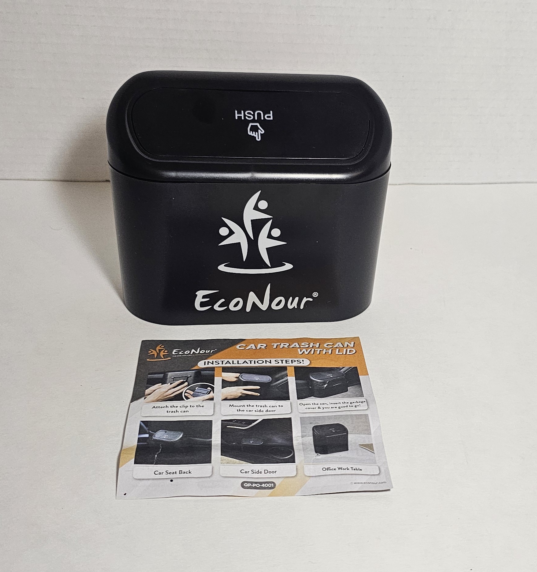 Two EcoNour Car Trash Cans, Small
