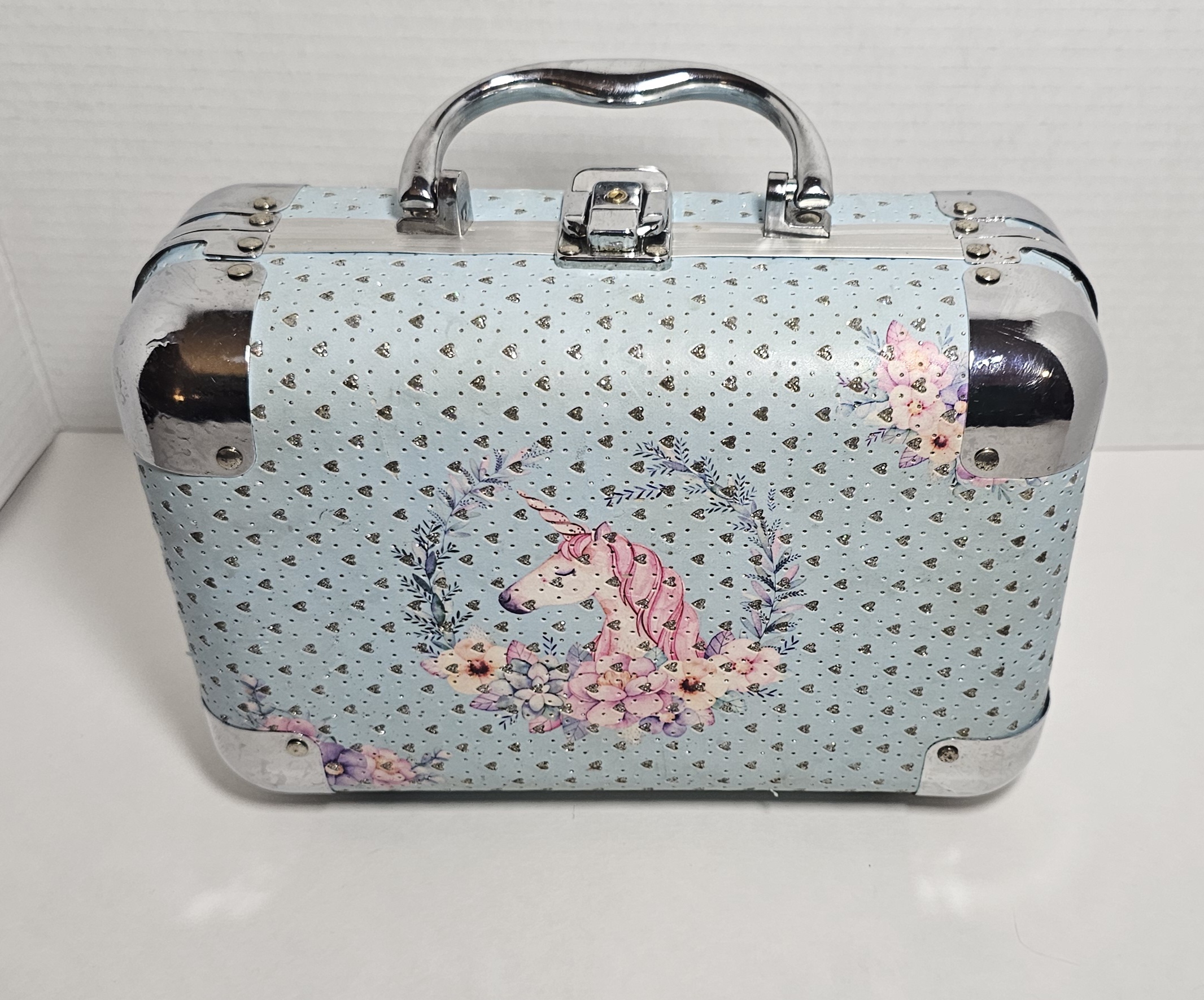 Blue Unicorn Jewelry Box