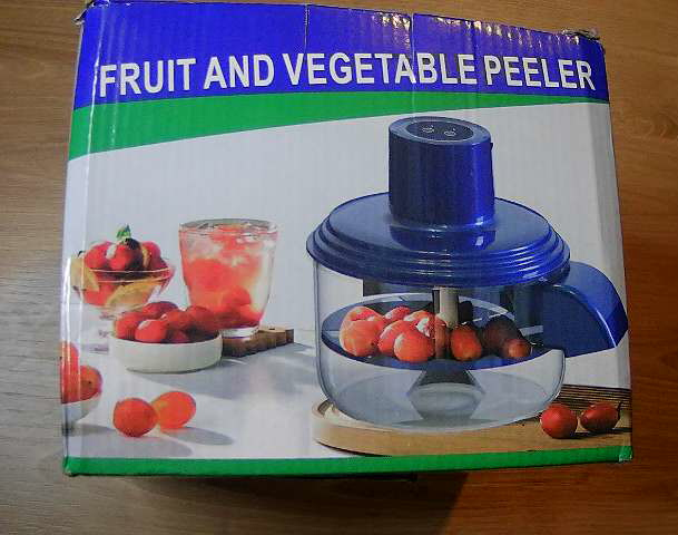Manual Fruit & Vegetable Peeler with Bowl/Container Blue/Clear Model 23TG001CL