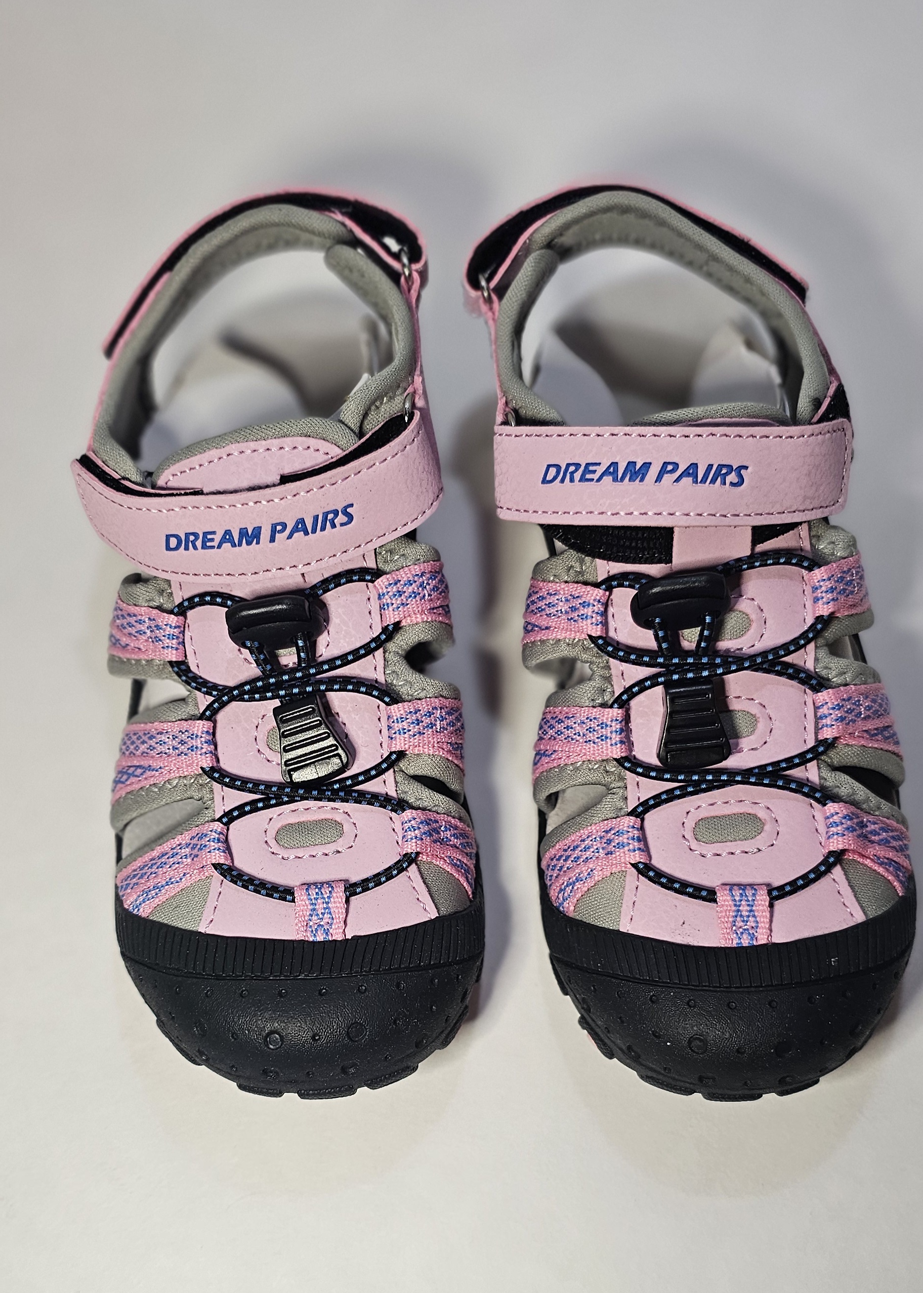 Dream Pairs Big Girls 2 Sandler Toggle Adjust Strap Close Water Casual