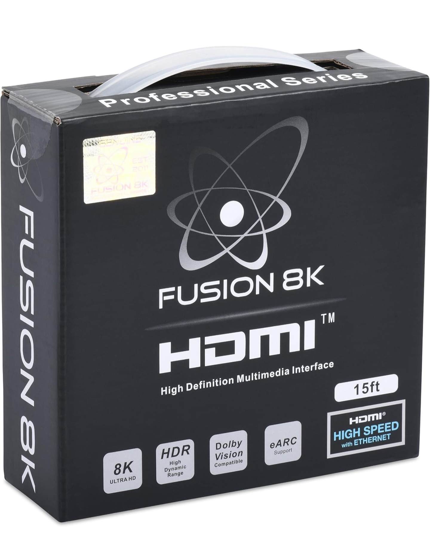 Fusion8K HDMI 2.1 8K HDMI Cable - Professional Series (15 Feet)