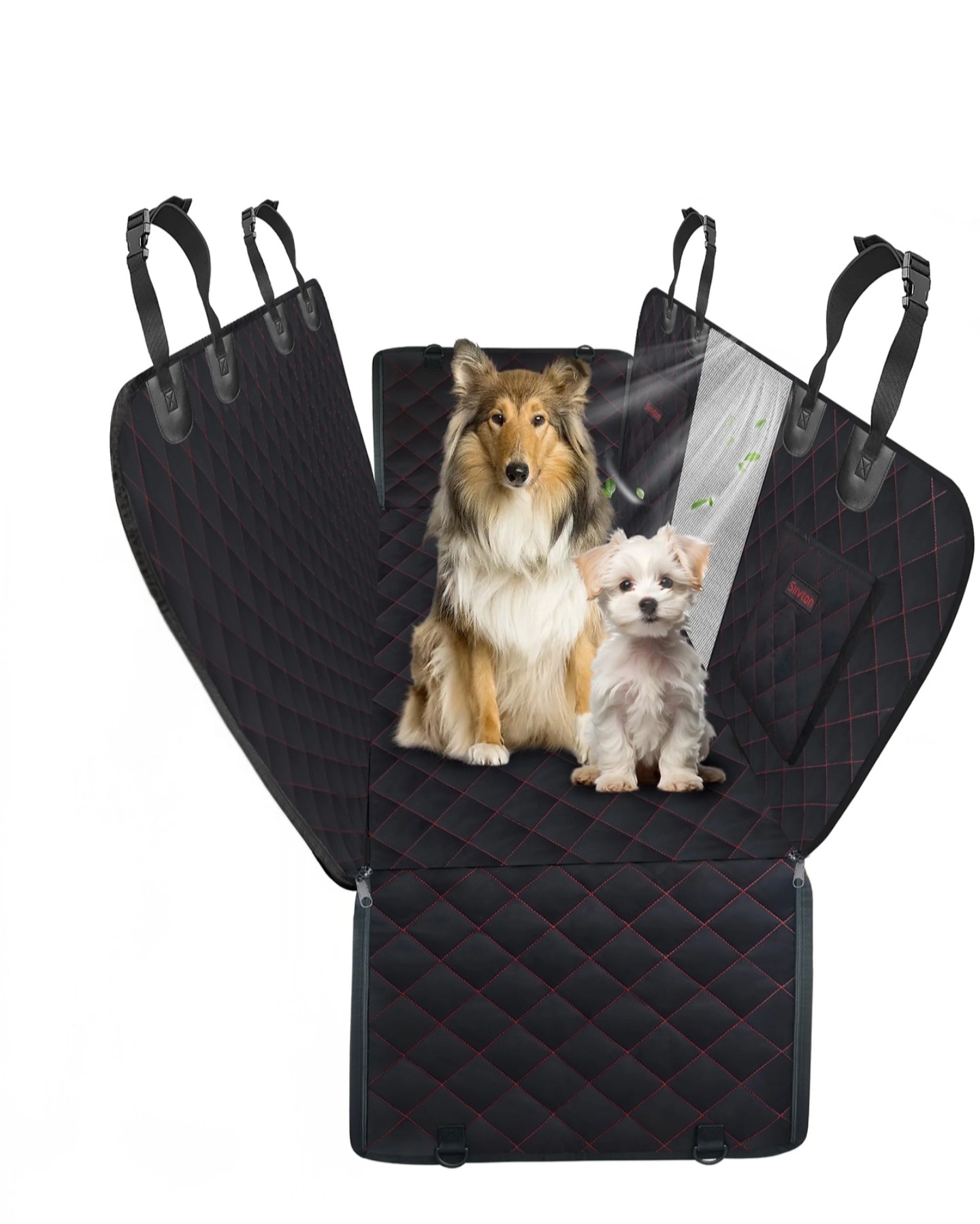 Dog Car Seat Cover Back Seat 600D Heavy Duty Waterproof & Scratch-Resistant Car