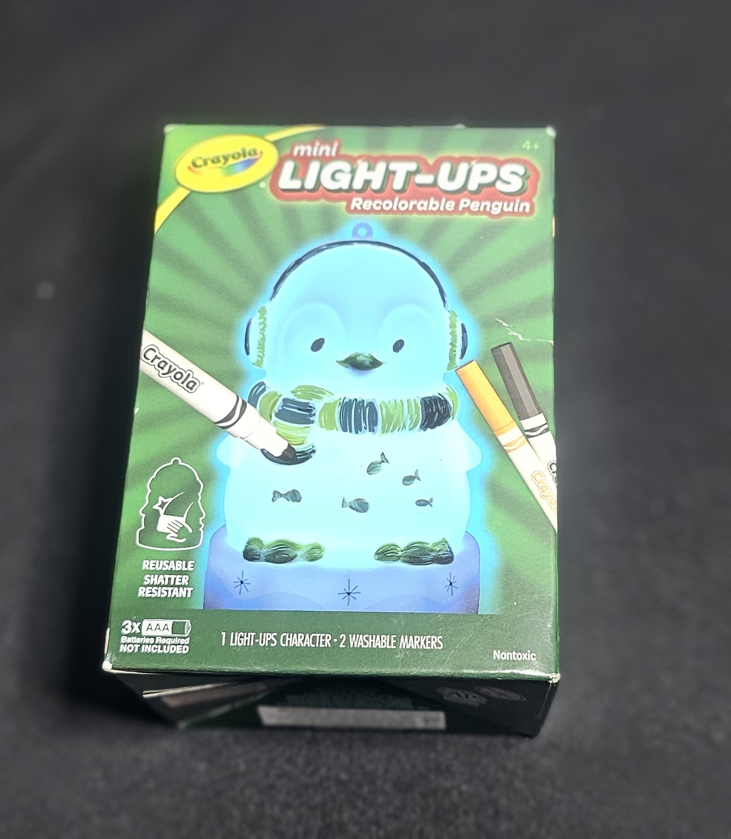 Light Up Crayola Penguin Reusable Shatterproog Nightlight