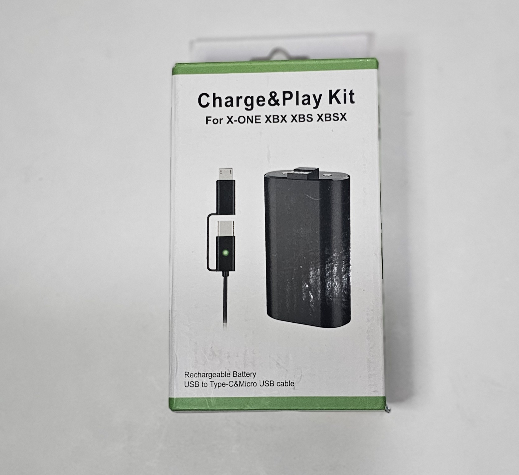 For XBOX ONE Series Controller Play Charging Cable+ 2x Rechargeable Battery Pack