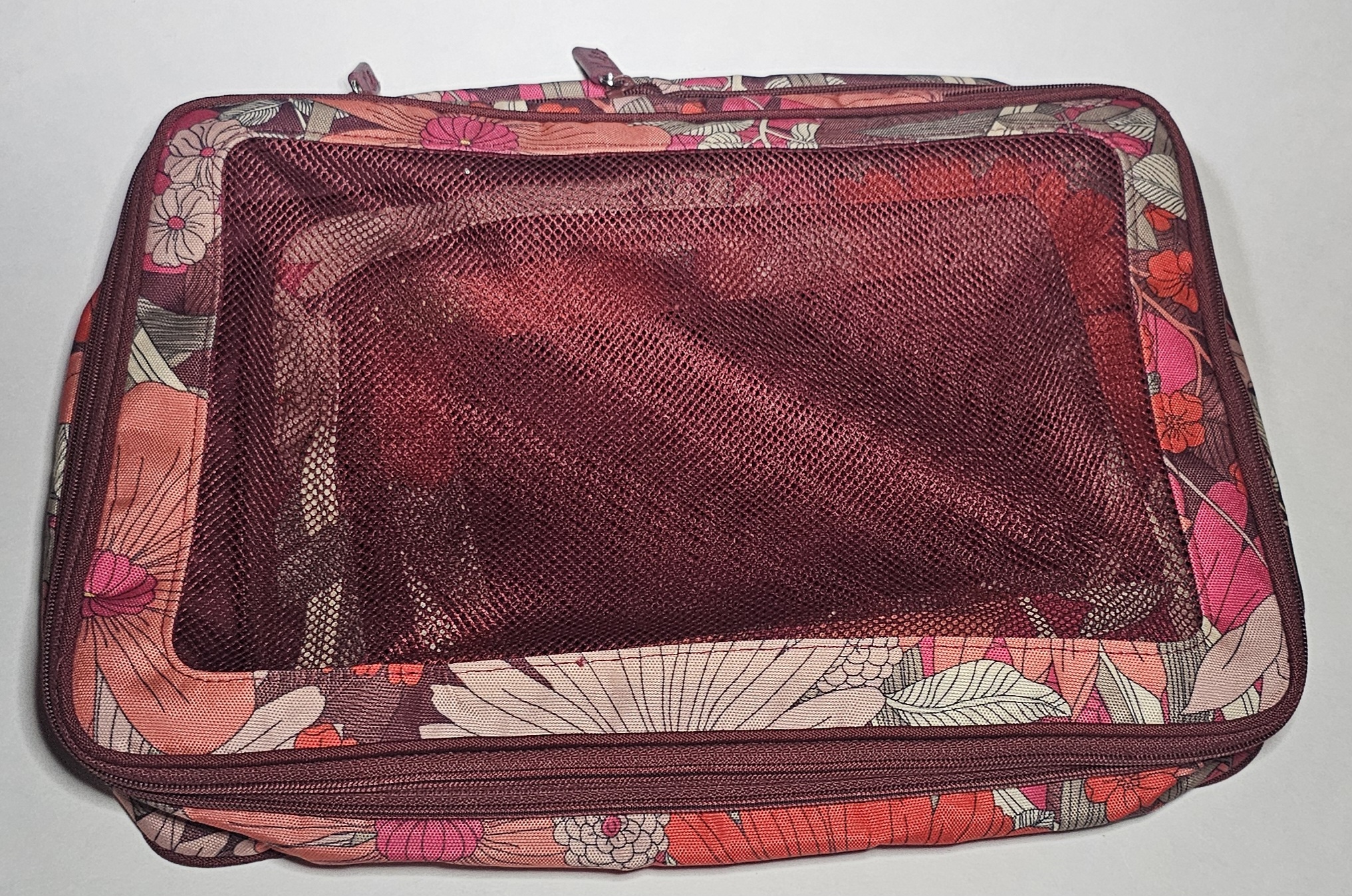 3 Piece Set - Vera Bradley 3 Piece Travel Cosmetic Toiletry Organizer Set Bohemian Blooms
