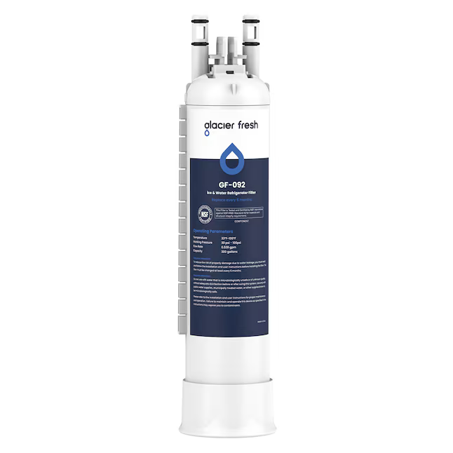 2pk Glacier Fresh Push-in FPPWFU01 Water Filter Replacement for Frigidaire PurePour
