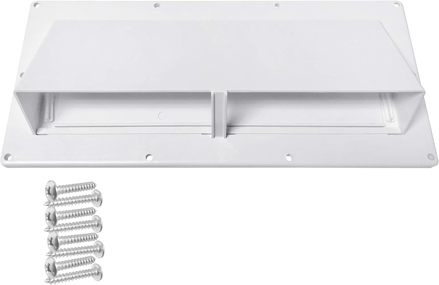 Camp’N Brand Exhaust RV Range Hood Vent Cover. White W/mounting Screws