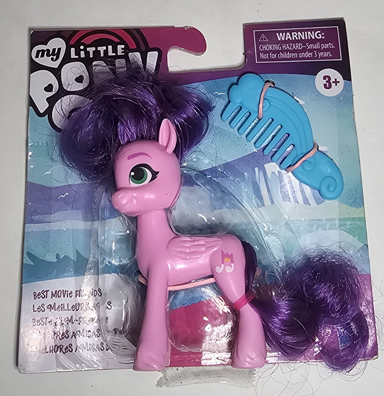 New Hasbro My Little Pony Best Movie Friends Unicorn IZZY MOONBOW With Comb