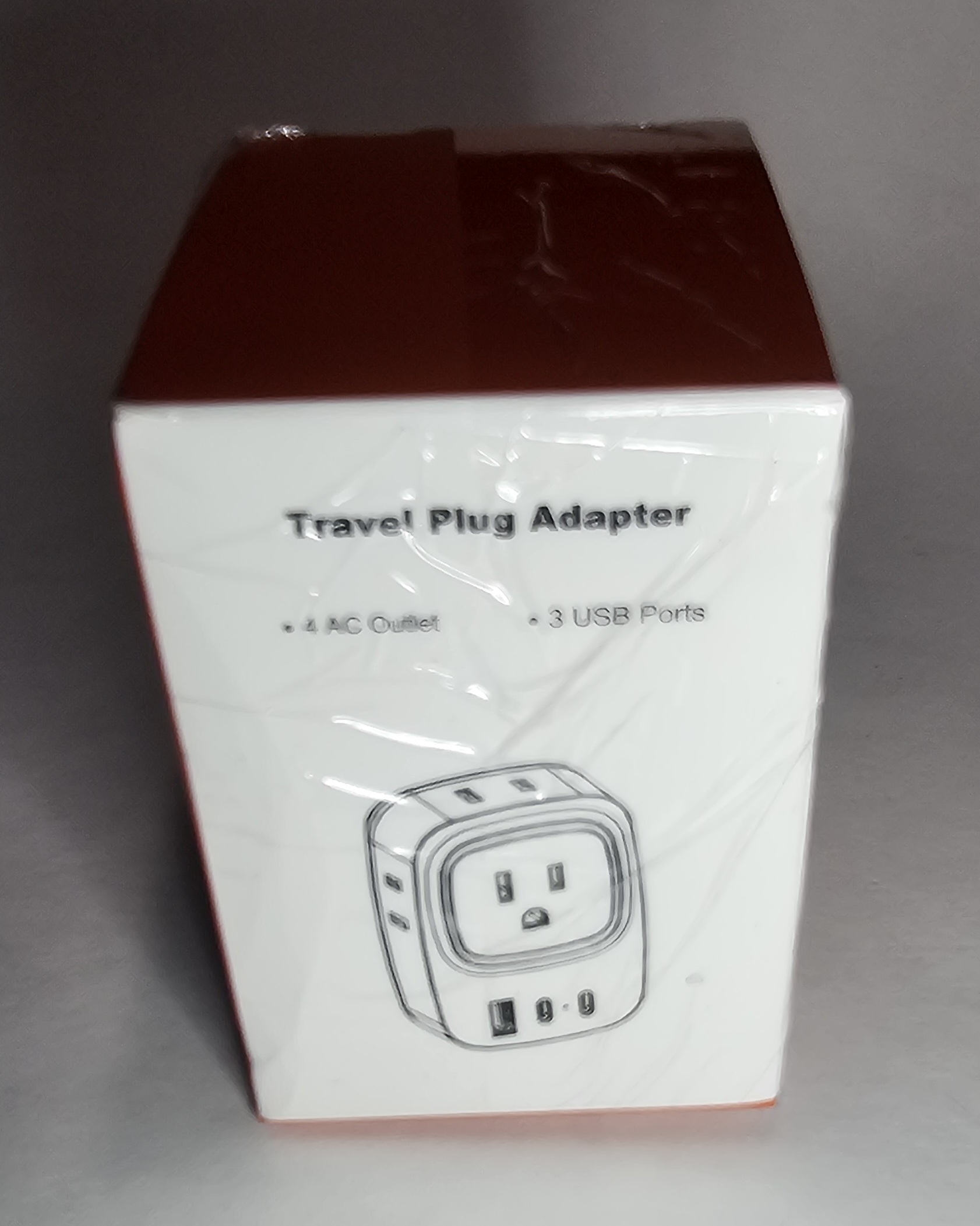 European Travel Plug Adapter 4 AC Outlets 3 USB Ports US to EU Charger Type C