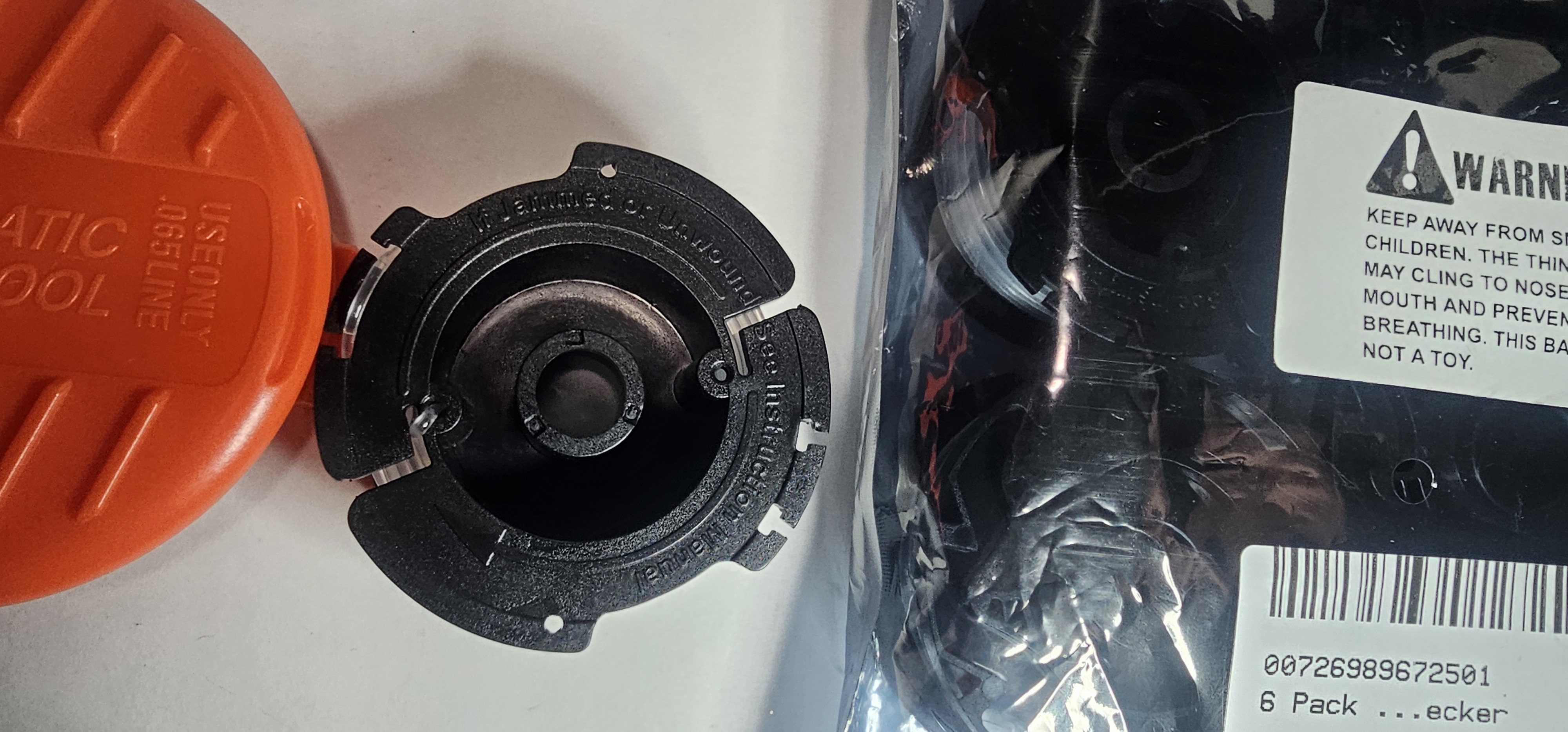 6Pack Spool Line For Black Decker String Trimmer AF-100-3ZP Weed Eater 30ft