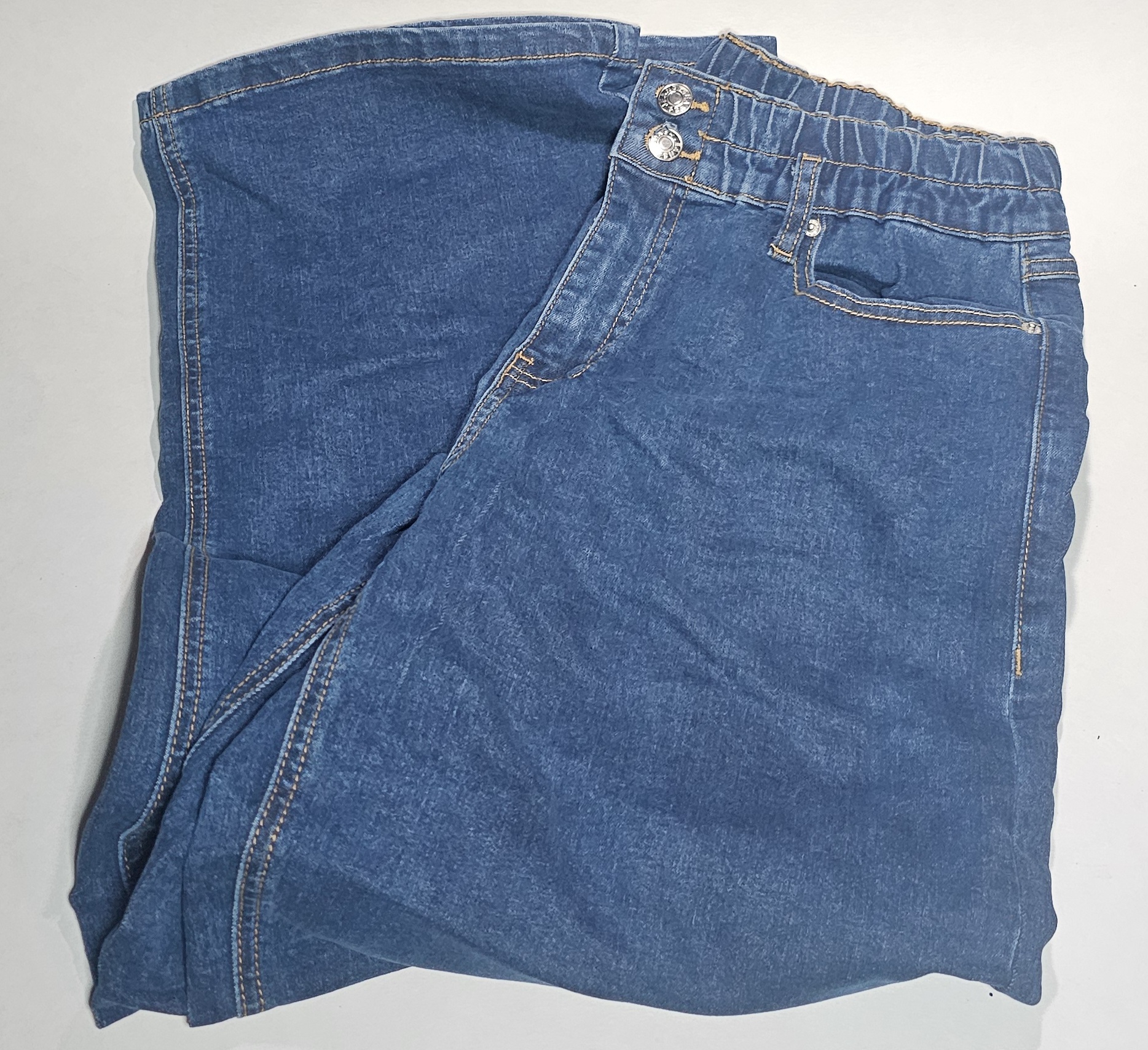 Size 8 Women's Wide Leg Jeans High Waisted Wide Leg Stretchy Jeans