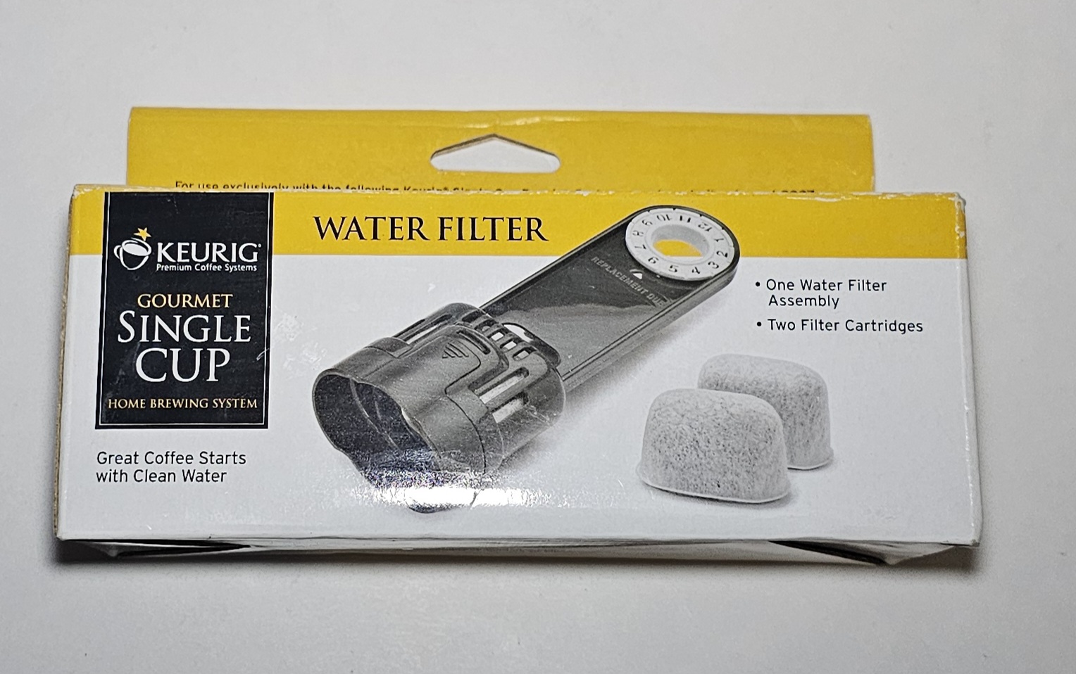 Genuine Keurig Water Filter Starter Kit w/ 2 Charcoal Replacement Filters NEW