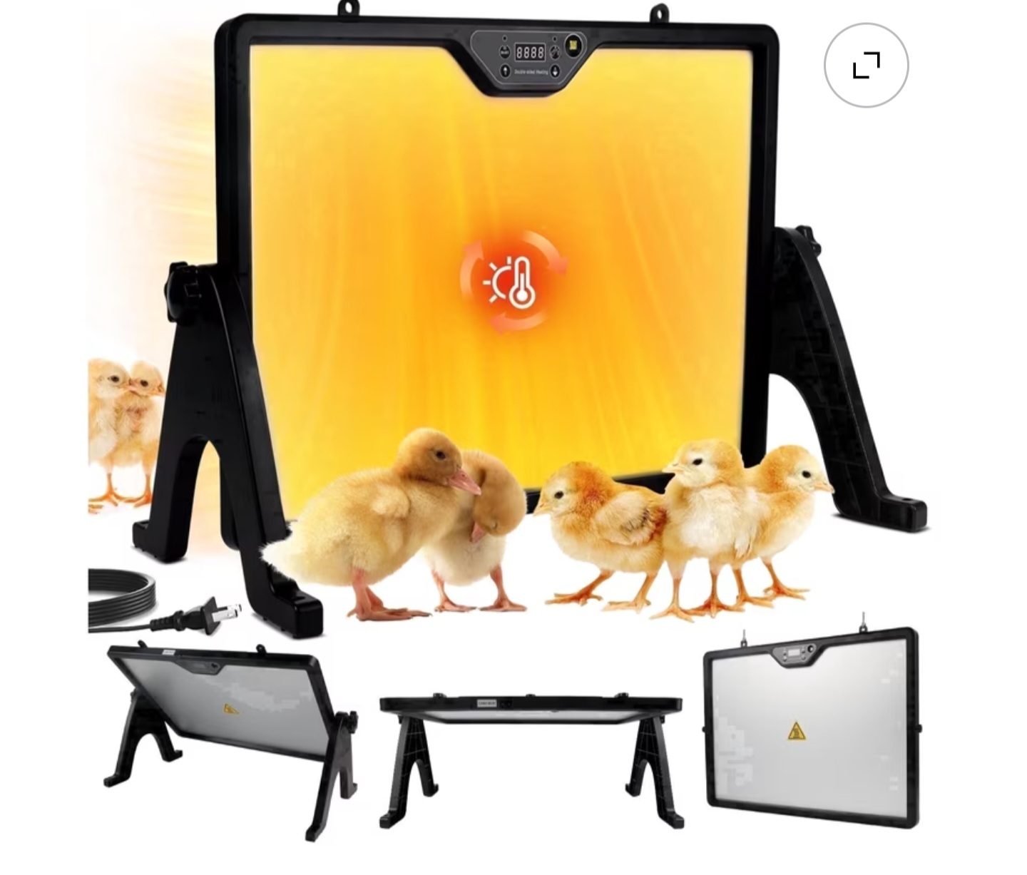 Smart Chick brooder Heating Plate for Chick 12"x16" Chicken coop Heater
