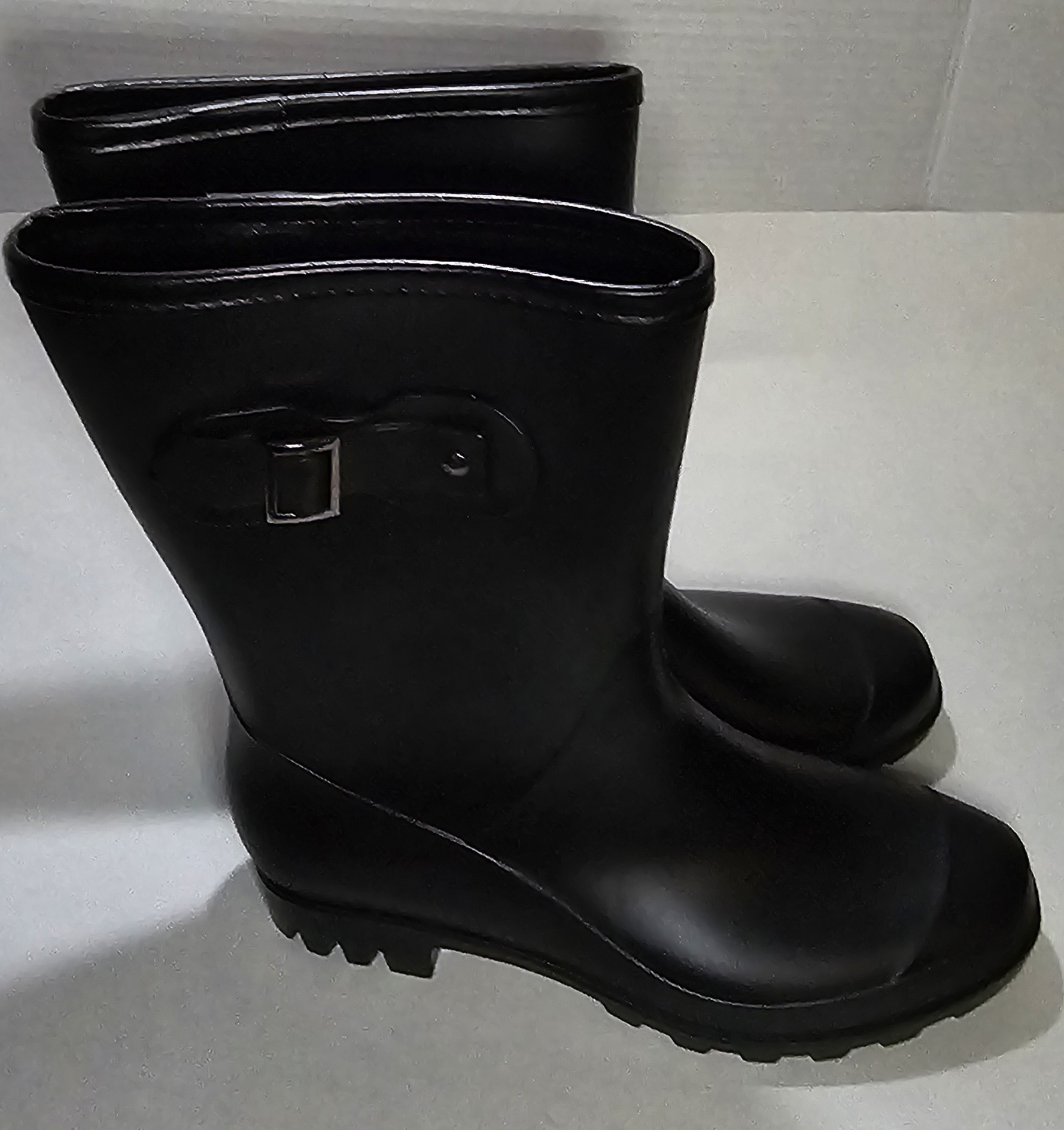 Evshine Women's Mid Calf Rain Boots Waterproof Garden Shoes EU 38  US 7.5-8