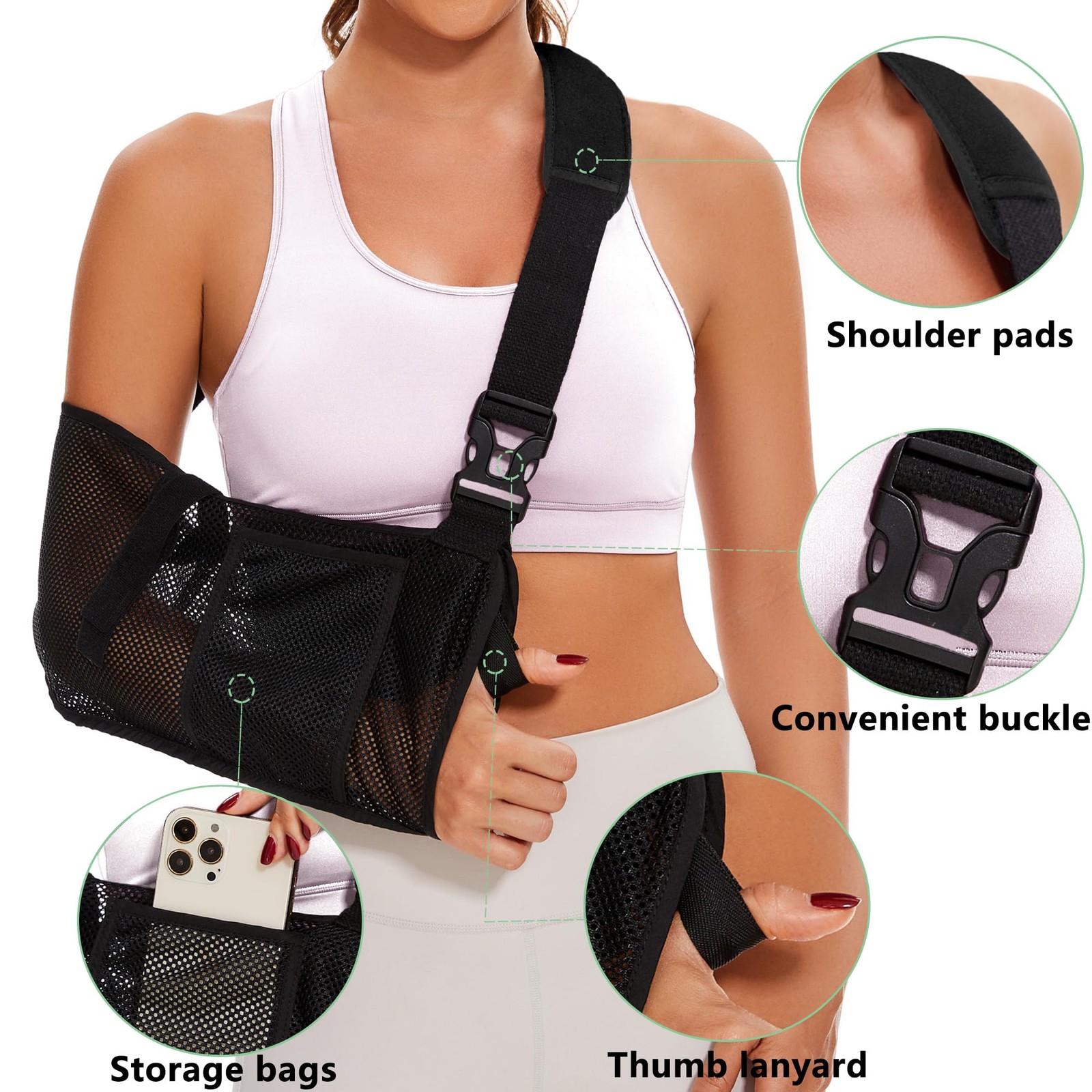KONSEDIK Mesh Arm Sling Medium