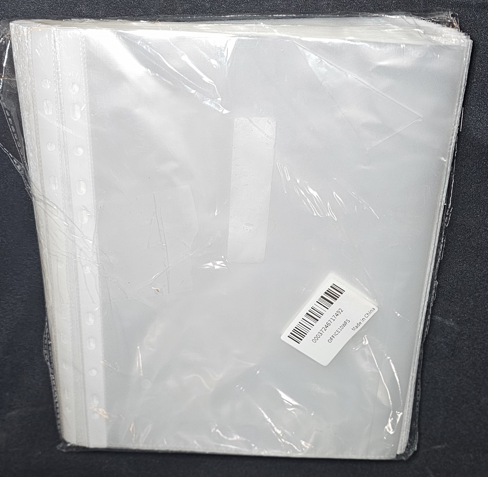 Medium Weight Sheet Protectors, Clear, 225 Sheets