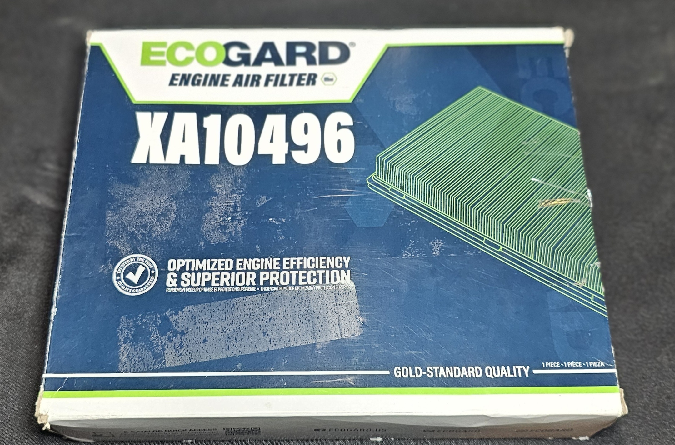 Ecogard XA10496 Premium Engine Air Filter Fits Honda Civic 2.0L 2016-2019