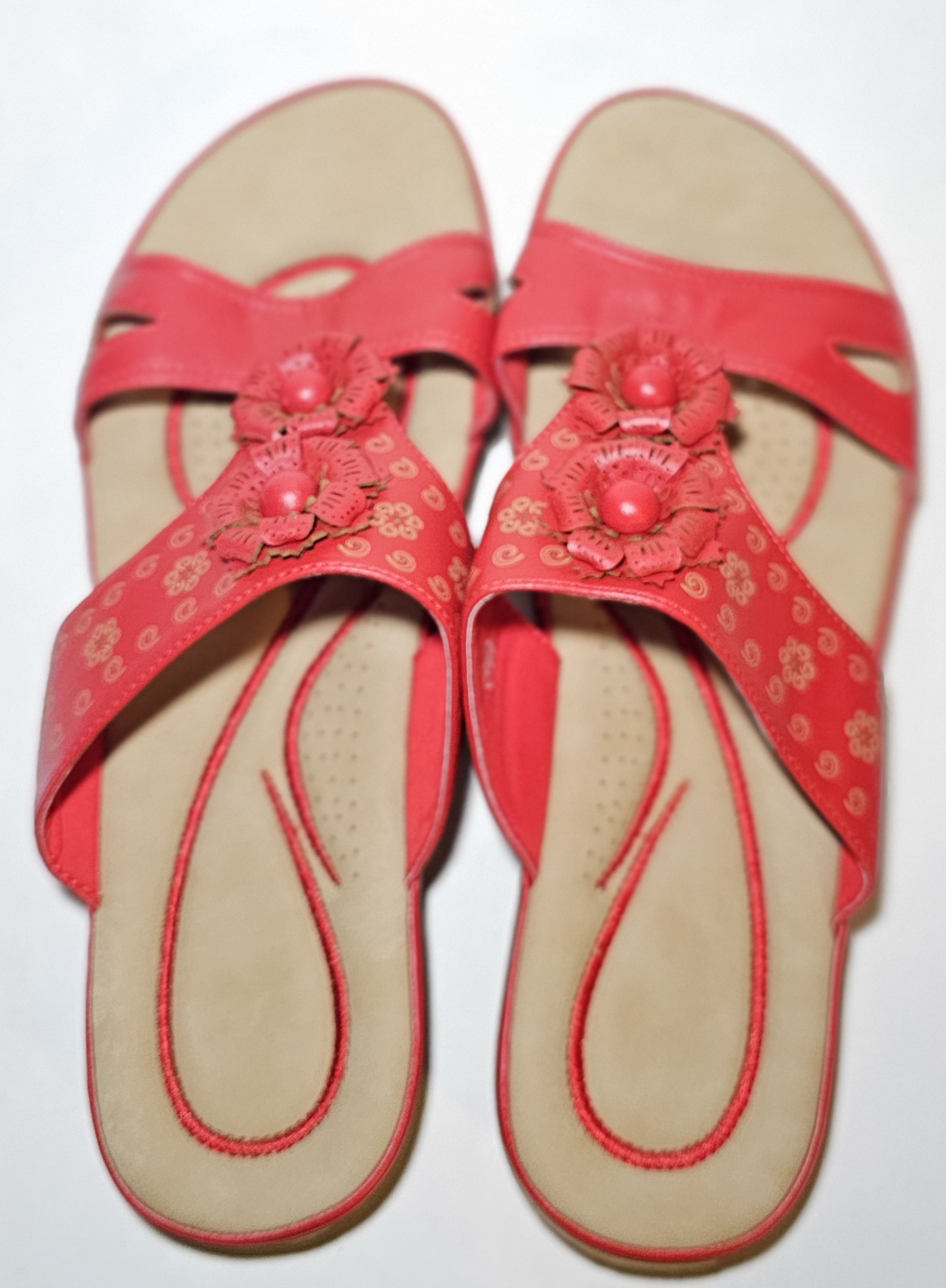 Size 10 Ecetana Sandals For Women Flat Shoes Slip On Dressy Summer Comfortable F