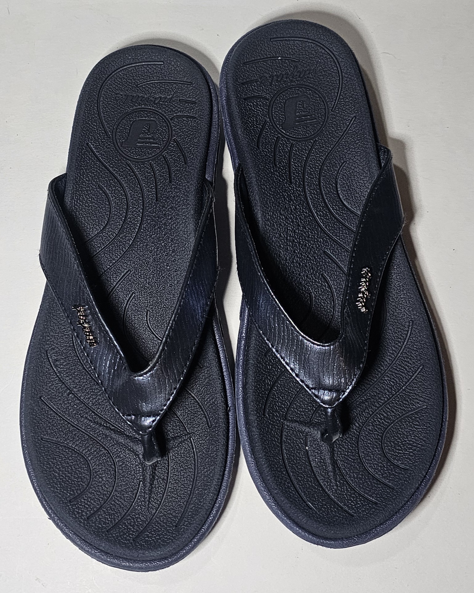 Size 8.5 Jiajiale Womens Orthopedic Flip Flops Ladies Athletic Yoga Memory