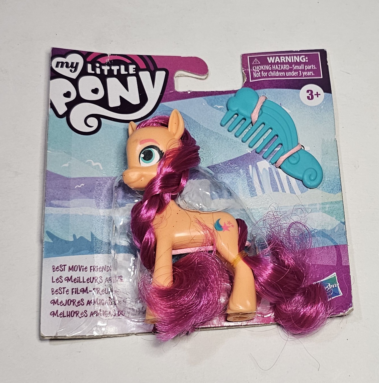 Sunny Starscout My Little Pony 3 Inch Best Movie Friends Figure With Brush New