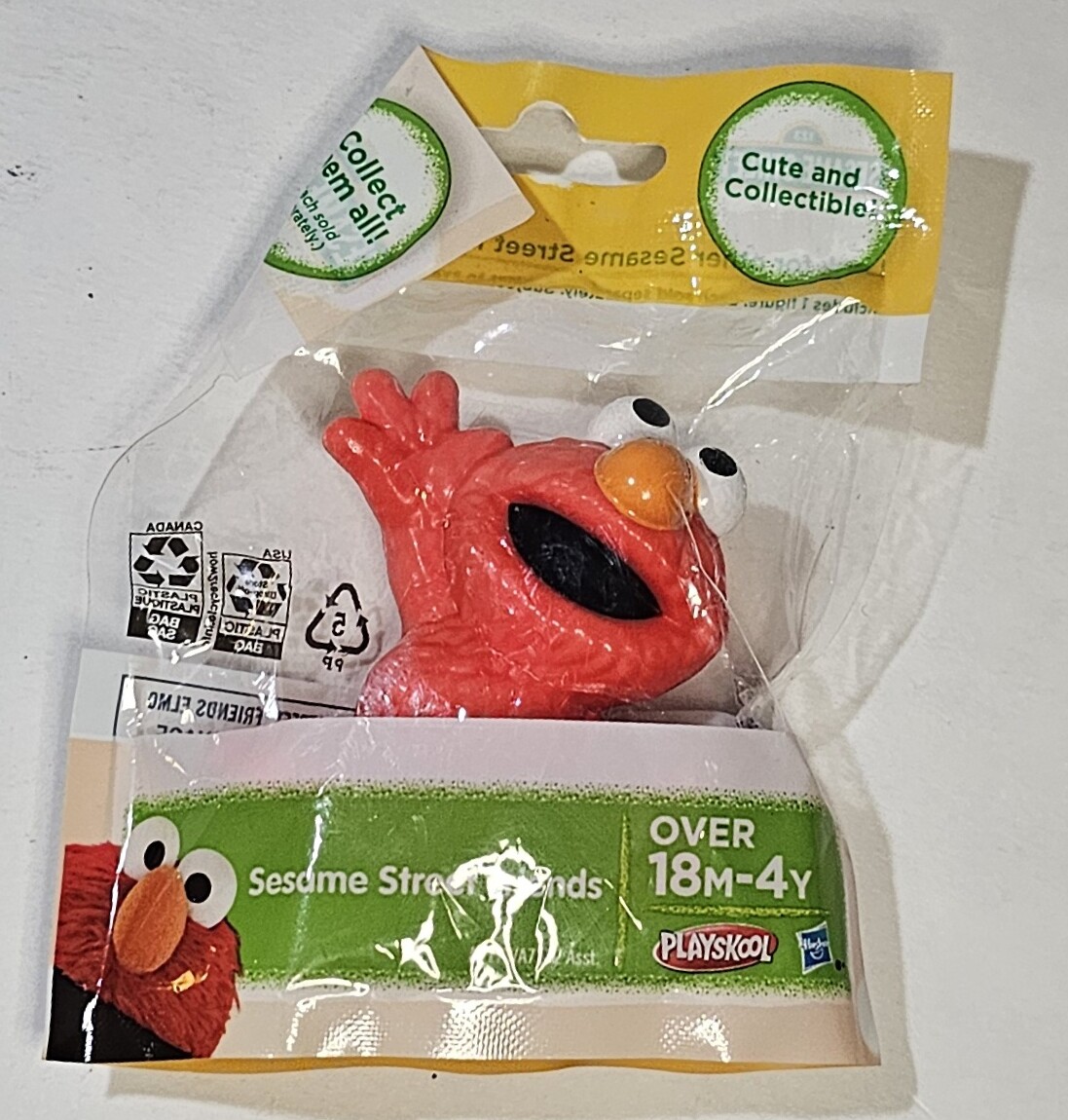 Sesame Street & Friends Elmo 3 Inch Figurine Toy Or Cake Topper New