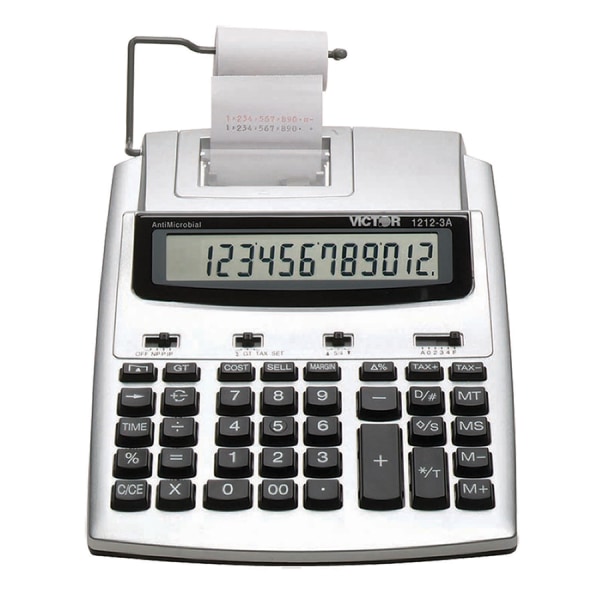 Victor Technology 12 Digit Commercial Printing Calculator (1212-3A)