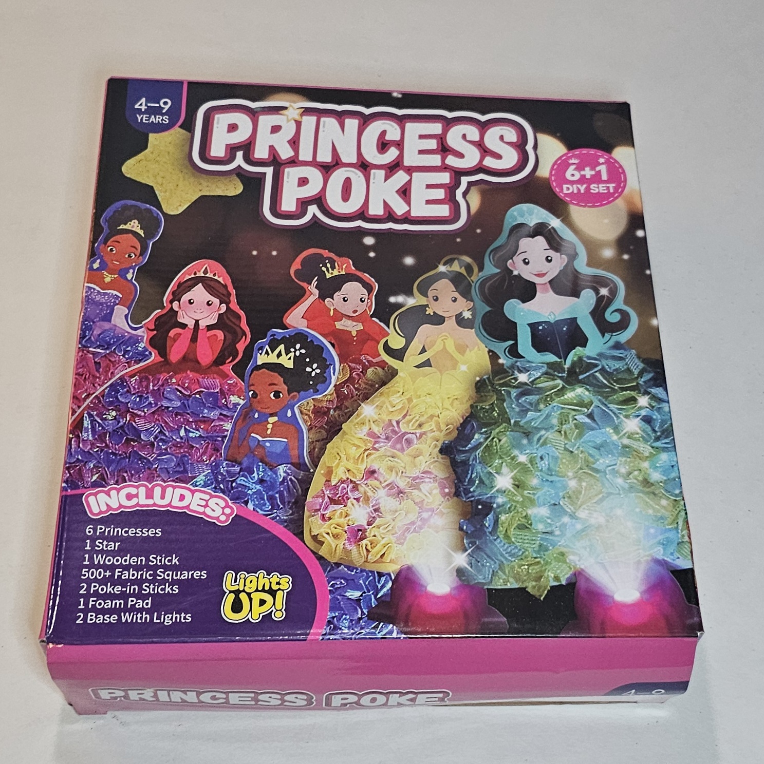 Poke-in Art – Magical Princesses, Wood Craft Kit, Gift For Kids | DIY Mess