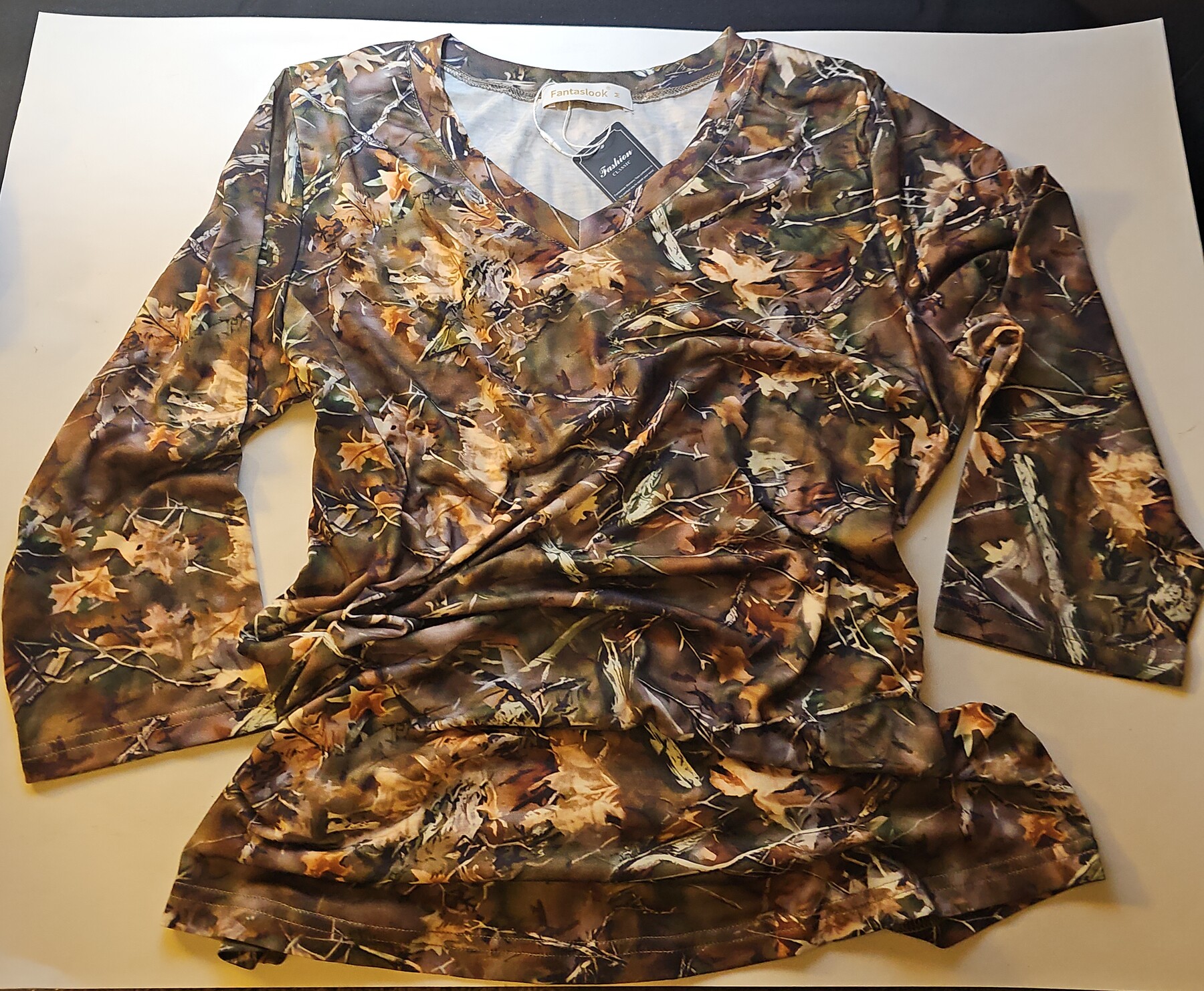 Fantaslook Women's Camo Shorts Size M New With Tags