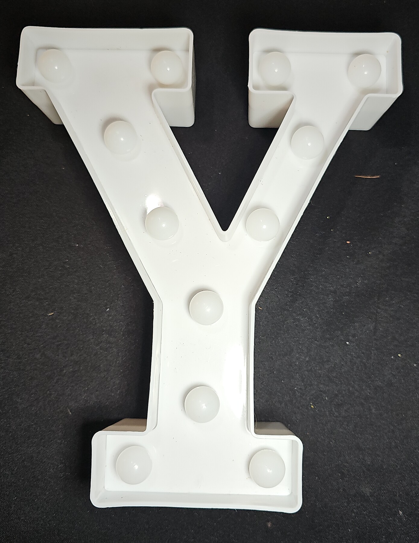 Letter "Y" Light Up Letter Marquee Letter For Wall Decor Letter Y