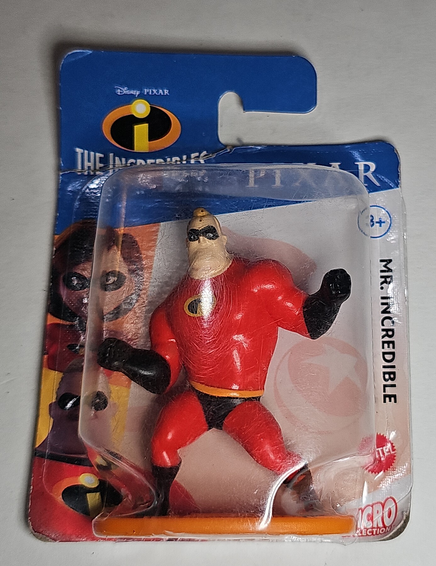 Mr. Incredible The Incredibles Disney/Pixar Mattel Micro Collection Brand New!