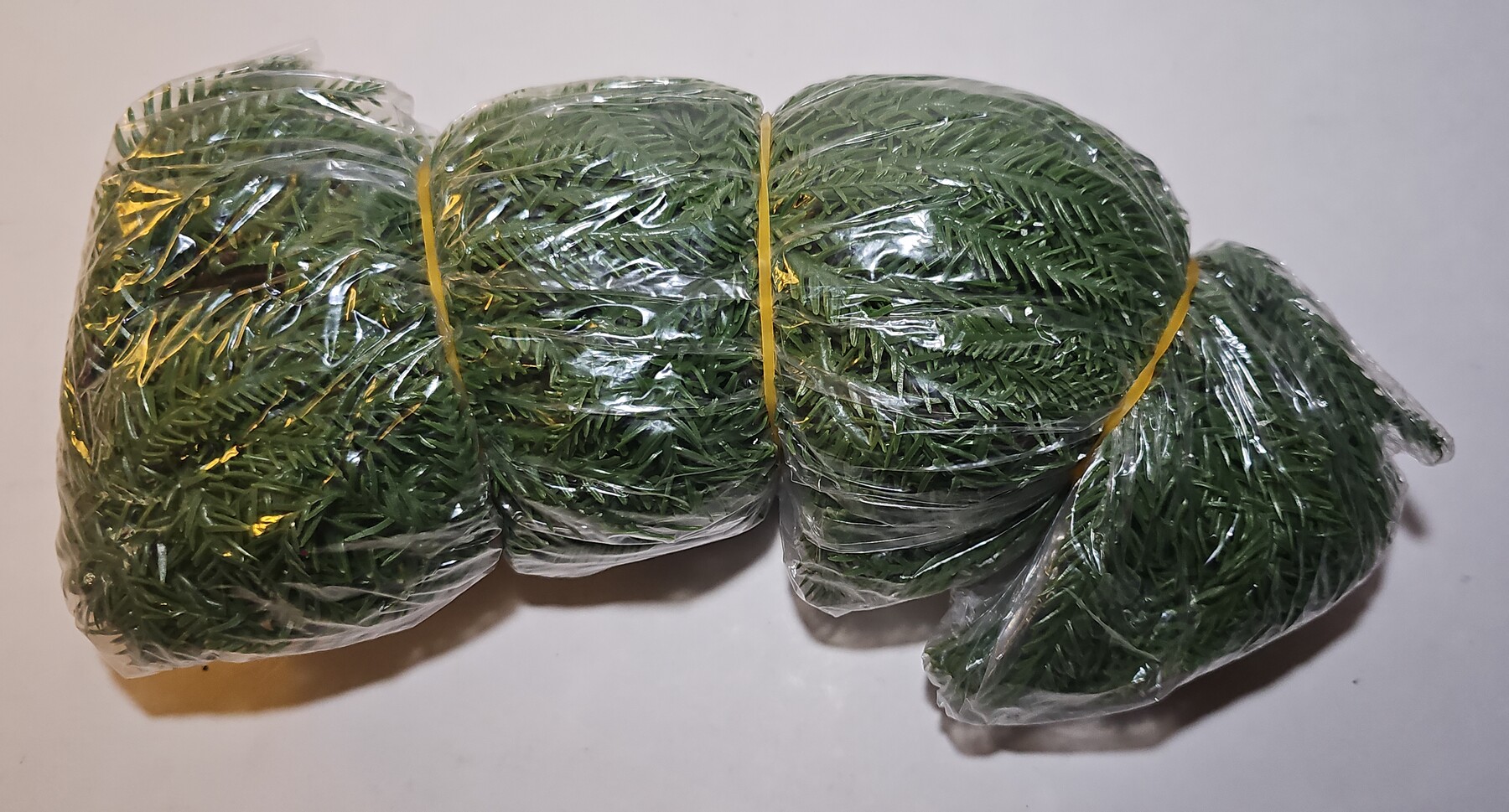 Jutom Christmas Garlands Norfolk Pine Garland Realistic Artificial Faux 1pcs 6ft