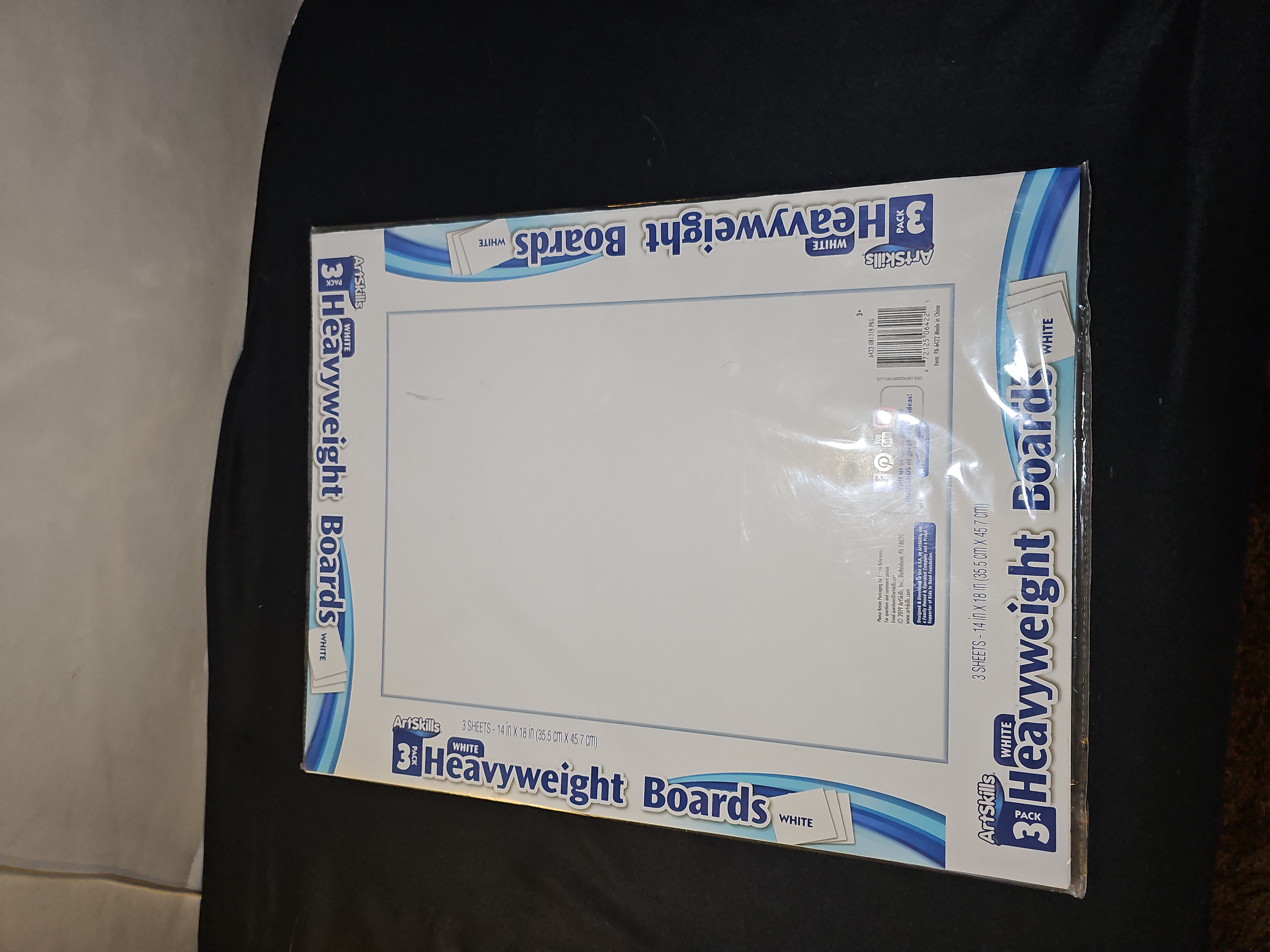 Artskills 14" X 18" Poster Board - School & Craft Supplies - White - 3 Count Pk