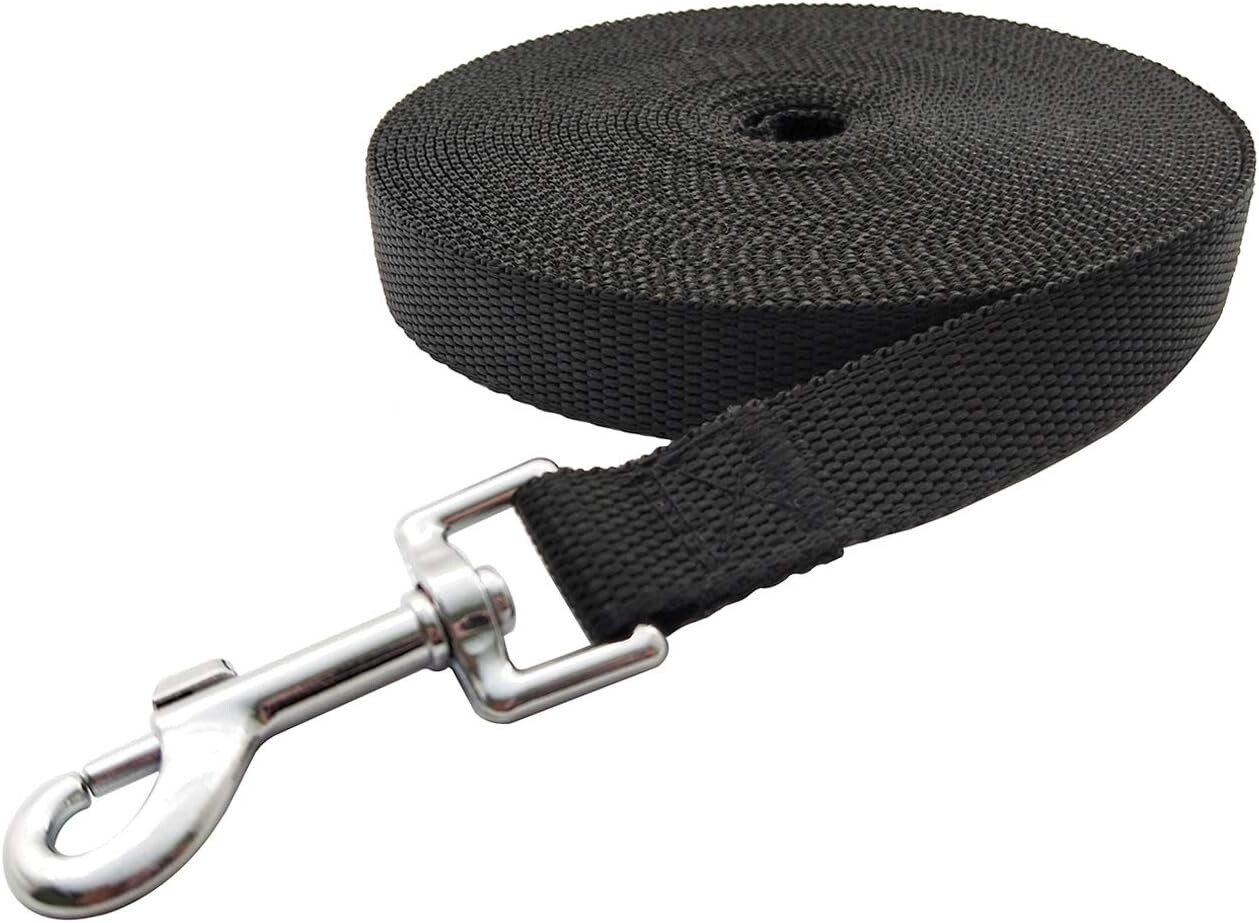 Dog Leash Long Obedience Recall Foot Feet Training Lead 50FT