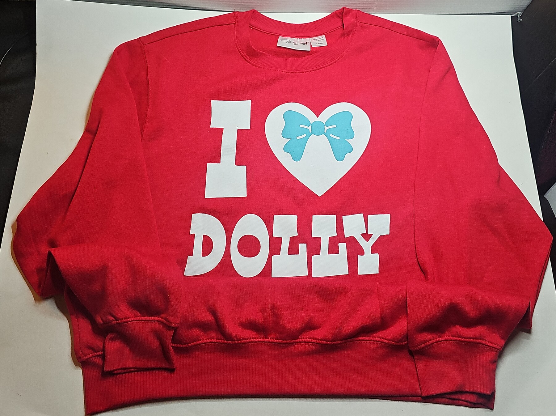 “I Love Dolly” Medium Sweatshirt