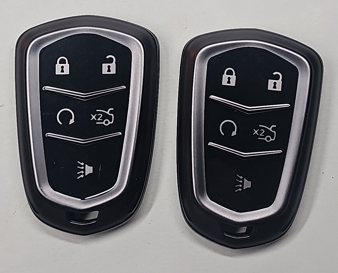 2pk Remote Key Fob Cover Case For Cadillac CT6 CT5 Ats XT5 XT4 Key Protective Shell