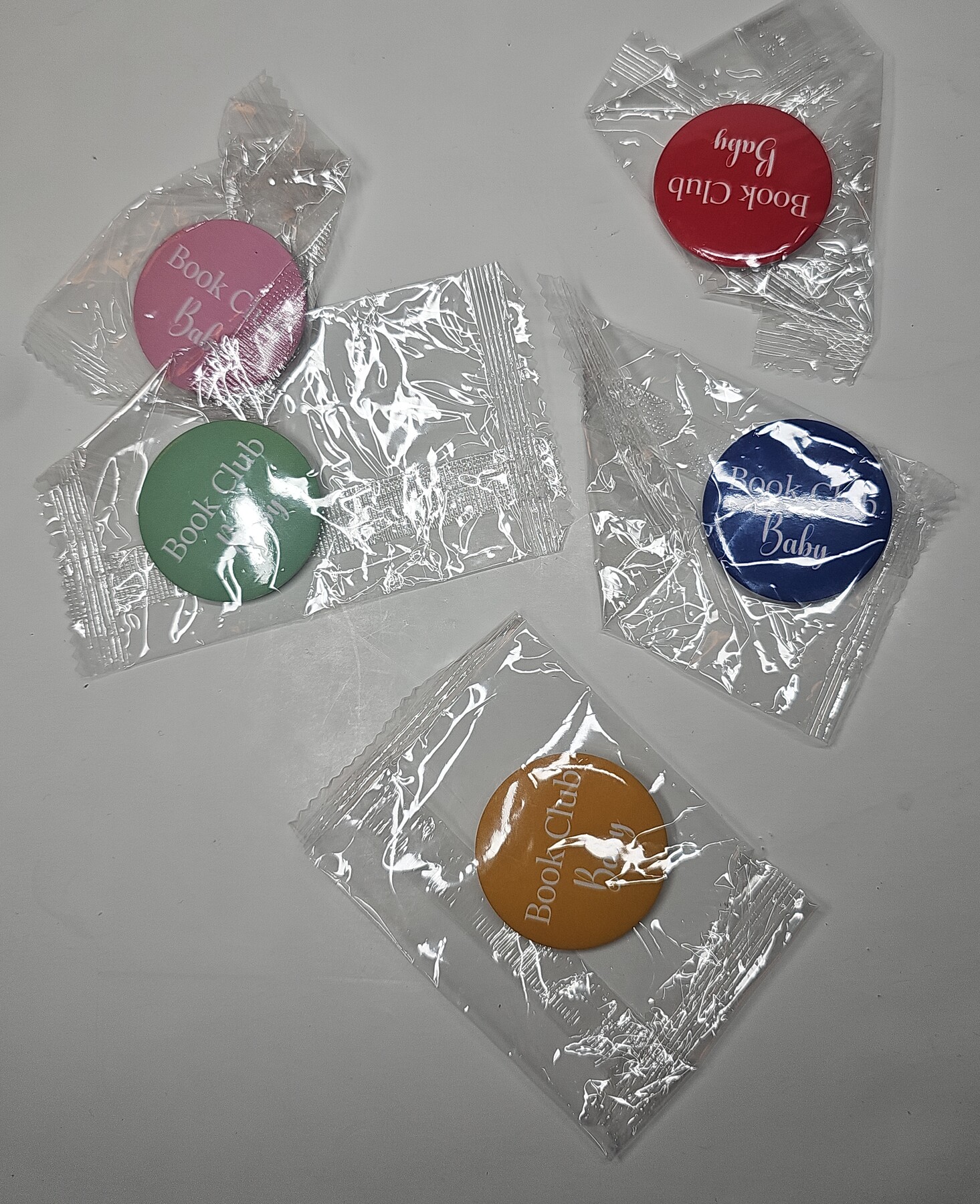 Book Club Babe Pinback Buttons - Set Of 22 - 1.5 Inch