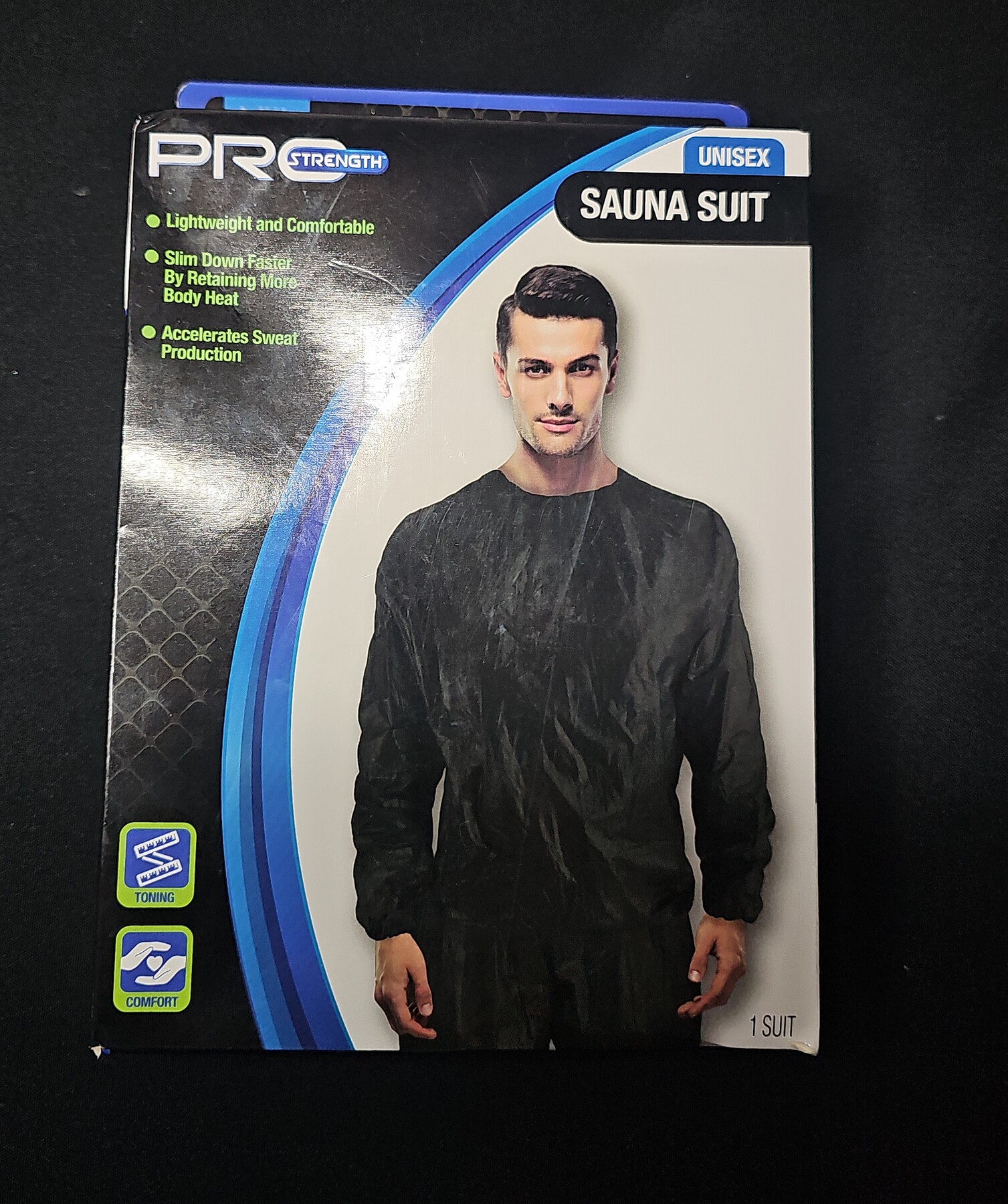 Sauna Suit Pro Strength Unisex L/Xl 2Pc Lightweight Promotes Sweat & Weight Loss