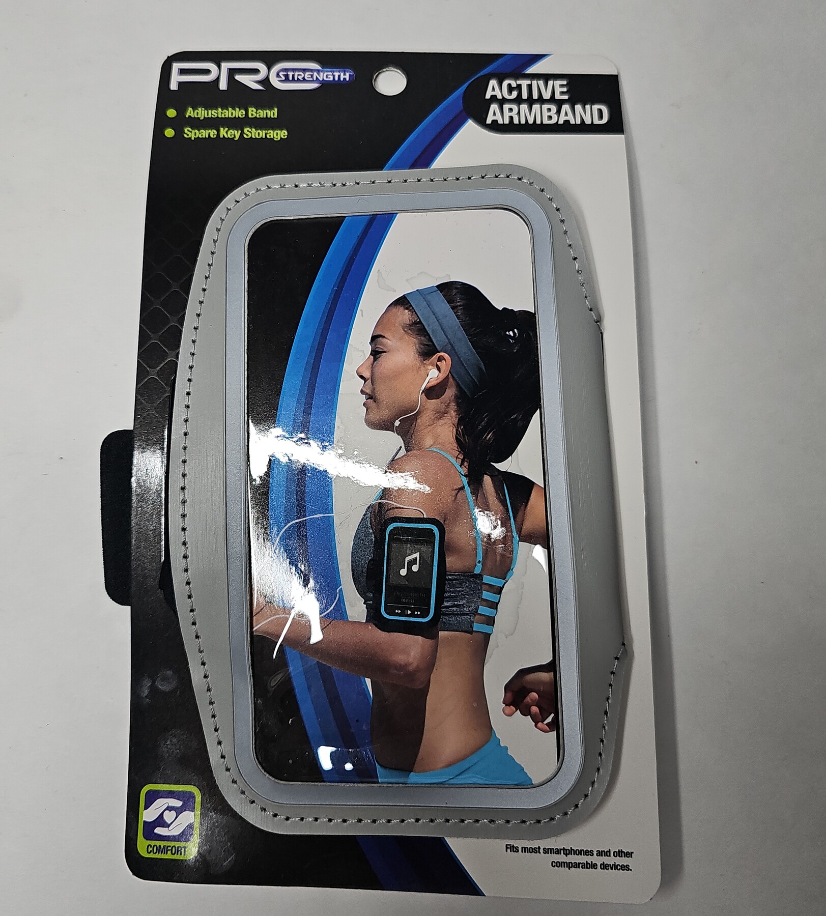 Armband Adjustable Band Pro Strength Active Holds Phone While Running Exercising