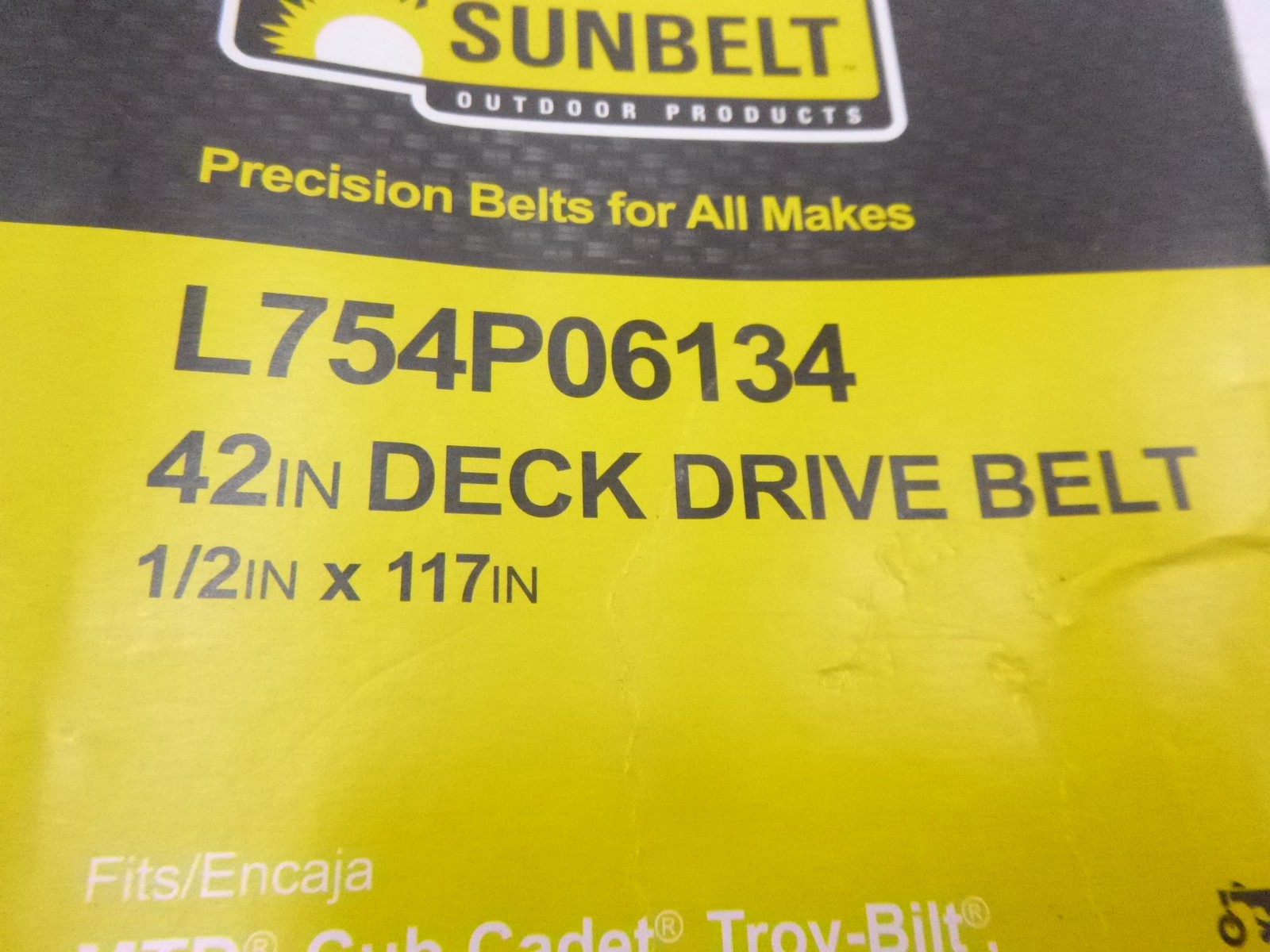 42" Deck Sunbelt Outdoor Products Fractional Replacement Belt