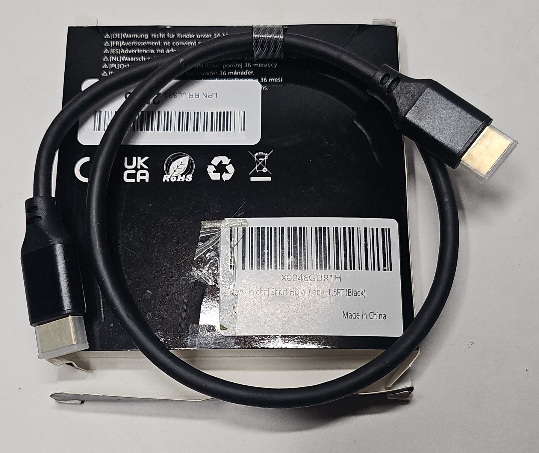 8K 4K Hdmi Cable 48Gbps 1.5FT,Ultra High Speed Hdmi 2.1 Cord *Legit Info