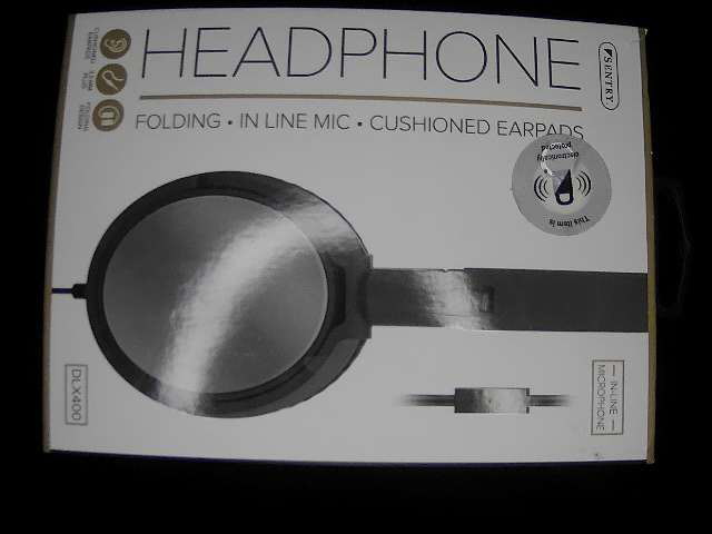 Sentry Noise Reduction Folding Stereo Headphone Cushioned Earpads